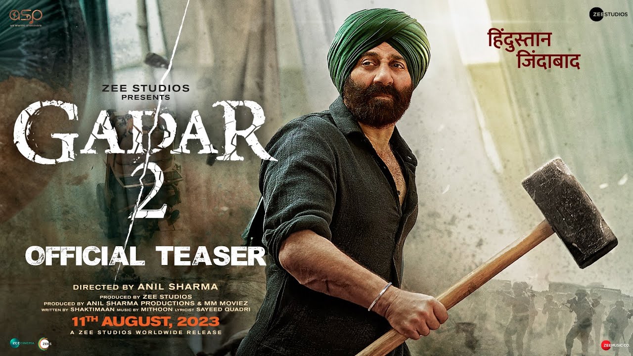 Gadar 2 Teaser | In Cinemas 11th August | Sunny Deol | Ameesha Patel | Anil Sharma