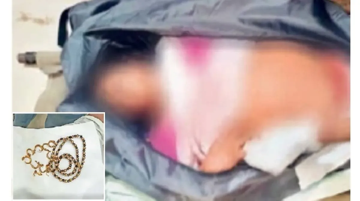 relatives opened ppe kit for jewelry on the body