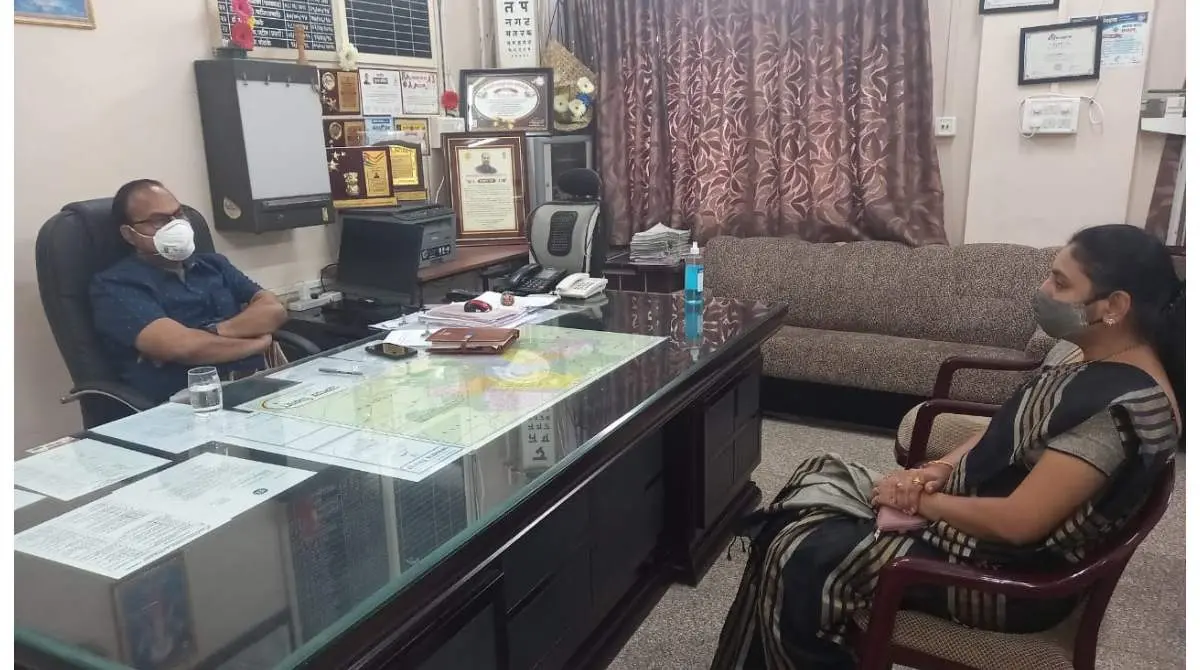 mayor jayashree mahajan called on dr