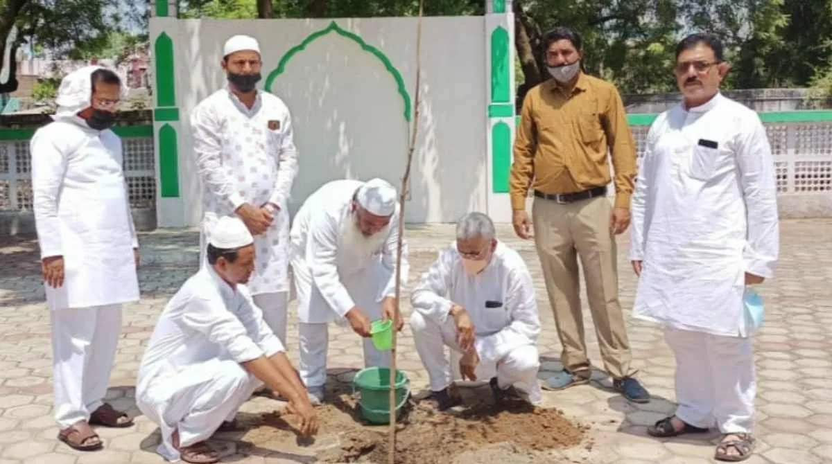 इदगाहमध्ये १०० झाडे जगवणार - फारूक शेख 1 jalgaon (3)