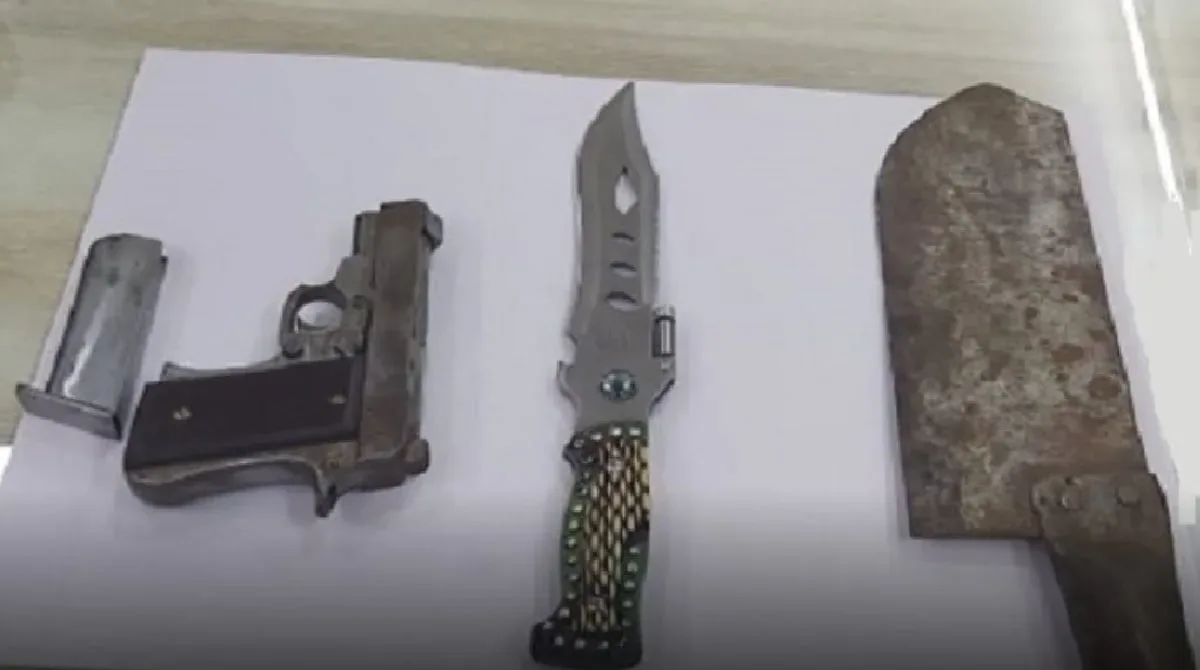 महामार्गावर वाहनधारकांना लुटणारे गजाआड, धारदार शस्त्रे केली जप्त 1 new project (1)