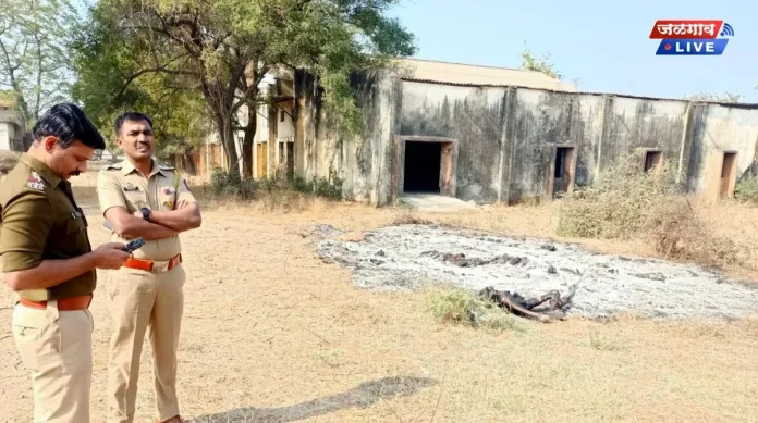 jalgaon-crime-security-guard-burnt