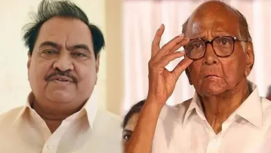 एकनाथ खडसेंना राष्ट्रवादी पक्षात घेणे ही मोठी चूक… शरद पवारांची कबुली 5 khadse pawar 1 jpg webp