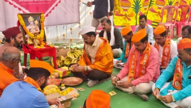 महायुतीच्या विजयासह मोदी तिसऱ्यांदा पंतप्रधान व्हावेत यासाठी आ.किशोर पाटीलांचे हनुमानाला साकडे 1 mahayuti kishor patil