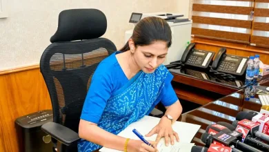 रक्षा खडसेंनी घेतला राज्यमंत्री पदाचा पदभार... 9 Untitled design 4 1 jpg webp
