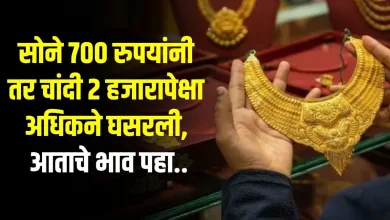 आनंदवार्ता ! सोने 700 रुपयांनी तर चांदी 2 हजारापेक्षा अधिकने घसरली, आताचे भाव पहा.. 5 gold silverprice20july jpg webp