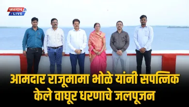 आमदार राजूमामा भोळे यांनी सपत्निक केले वाघूर धरणाचे जलपूजन 5 waghur dam 1