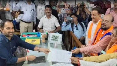 ना. गुलाबराव पाटील यांनी जोरदार शक्तिप्रदर्शन करत दाखल केला उमेदवारी अर्ज 4 gulabraopatil