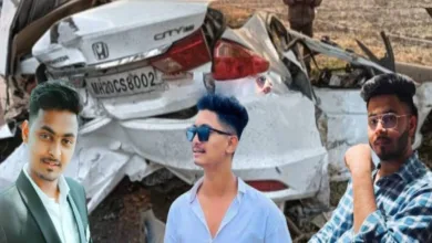भरधाव कार झाडाला धडकली; रावेरचे तिघे तरुण जागीच ठार 6 pimparud car accident