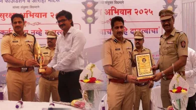 रस्ते अपघात टाळणे ही सामूहिक जबाबदारी! पोलीस अधीक्षक डॉ.महेश्वर रेड्डी यांचे प्रतिपादन 5 abhiyan