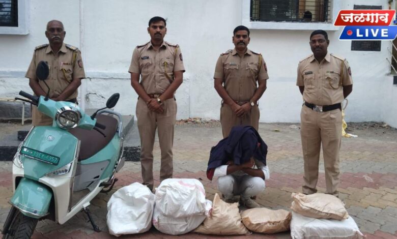 इलेक्ट्रिक स्कूटरवरून गुटख्याची वाहतूक करताना पोलिसांनी पकडले ; 1.6 लाखांचा मुद्देमाल जप्त 1 ft