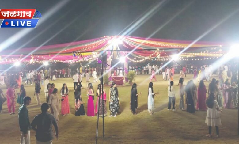 डॉ. उल्हास पाटील वैद्यकीय महाविद्यालयात गरबा नाईट २०२६ चा जल्लोष 1 garbag