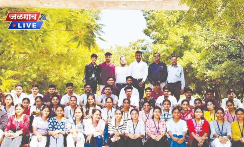 गोदावरी अभियांत्रिकीच्या विद्यार्थ्यांची जैन फार्म फ्रेश व गांधी तीर्थला भेट 1 gdtirth