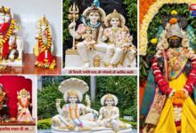 अमळनेरच्या मंगळग्रह मंदिरात पाच देवींचे दिव्य दर्शन; नवरात्रोत्सवात भाविकांसाठी पर्वणी! 9 mangal temple devi