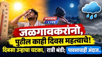 जळगावकरांनो, पुढील काही दिवस महत्त्वाचे! दिवसा उन्हाचा चटका, रात्री थंडी; पावसाचाही अंदाज.. 4 tpn